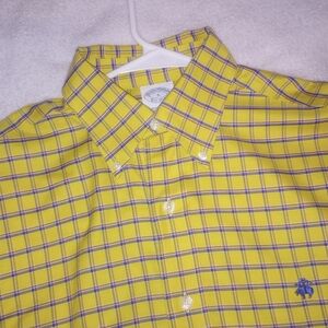 Men's Yellow Plaid Shirt